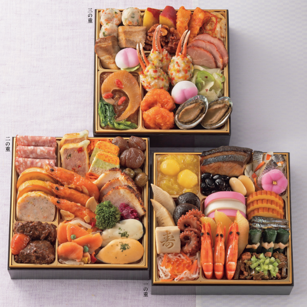 芝濱膳和洋中おせち三段重「五萬福」　※ご注文は12月26日(火)18時まで 商品サムネイル