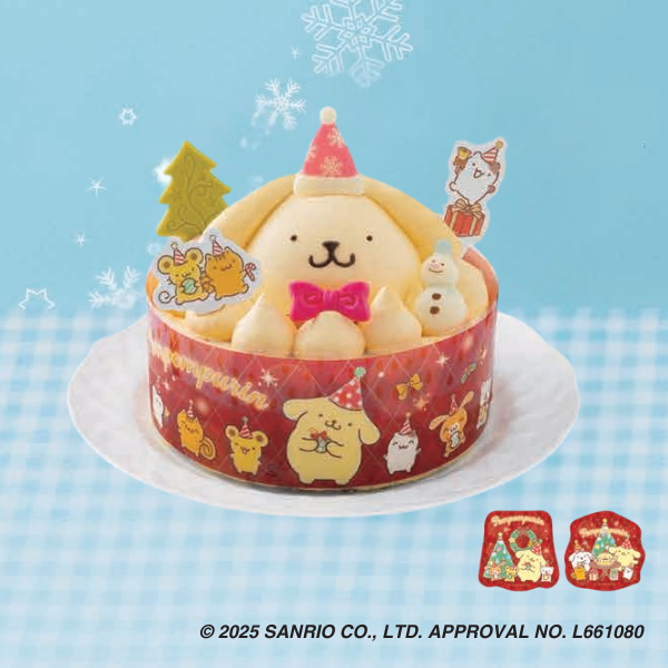【ポムポムプリン】聖夜のカスタードクリームケーキ プリン風味 商品サムネイル