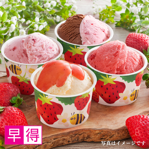 【早得】博多あまおうのこだわりアイス(AH-AB3) 商品サムネイル