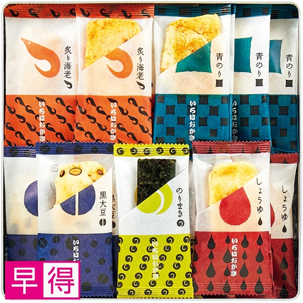 【早得】王様堂本店 いろはおかき 商品サムネイル