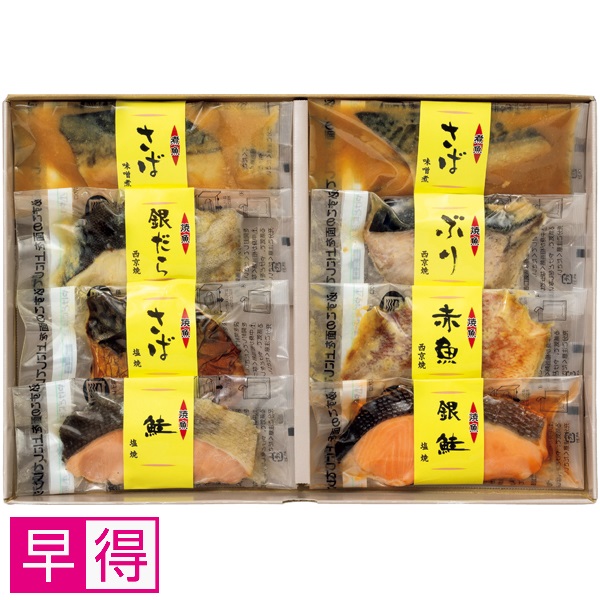 【早得】丸市食品 レンジで簡単 焼魚・煮魚味くらべ 商品サムネイル