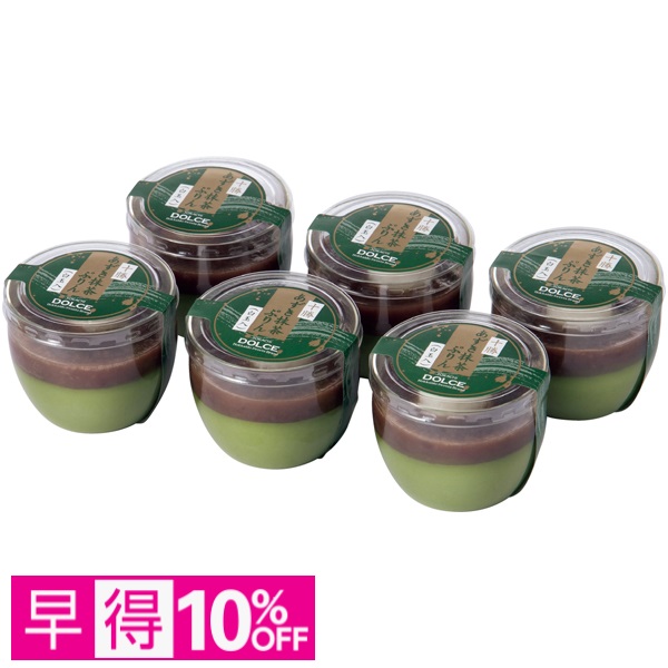 【早得】十勝ドルチェ 十勝小豆抹茶プリン（白玉入） 商品サムネイル