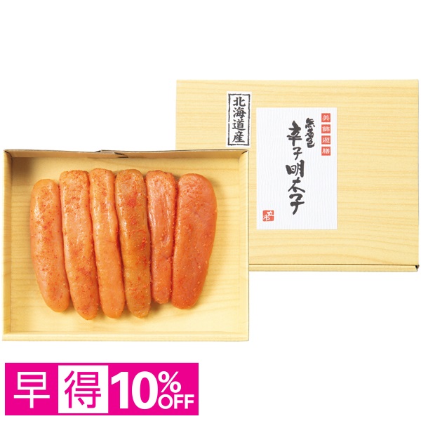 【早得】丸市食品 北海道産無着色辛子明太子 商品サムネイル