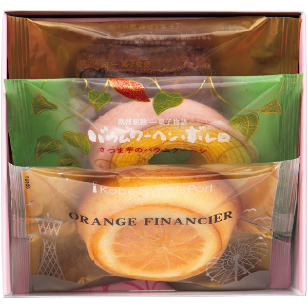 【早得】Luna ジュエルフルール「アンジュ」+神戸スイーツポート 母の日焼き菓子セット【母の日】 商品画像(4)