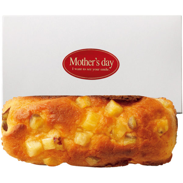 【早得】リーフ ミディ胡蝶蘭「ペニー」(SUSTEE付)+東京堂 芋パウンドケーキ【母の日】 商品画像(1)