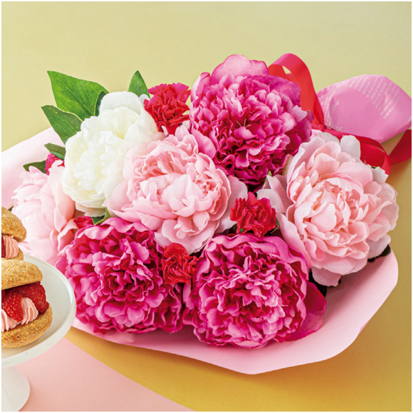 【早得】竹中庭園緑化 グレースフルピオニーブーケ【母の日】 商品画像(1)