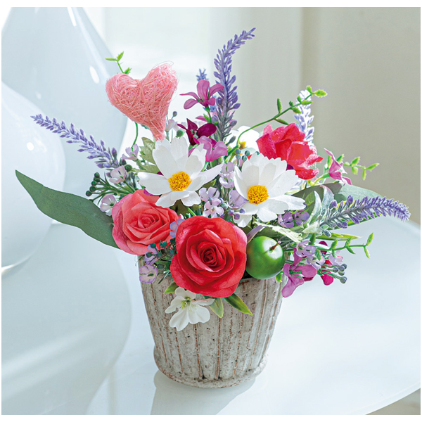 Luna シルクと和紙で彩る花「ハートフル」【母の日】 商品サムネイル