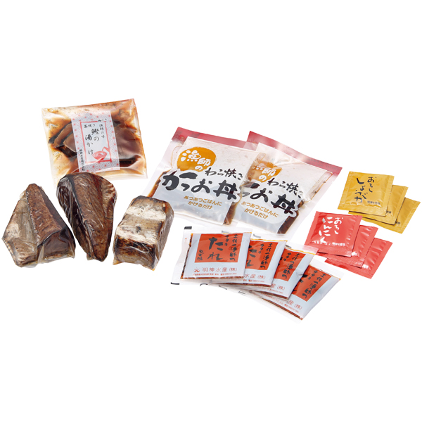 明神水産 藁焼きかつおとびんちょうまぐろ詰合せ【母の日】 商品サムネイル