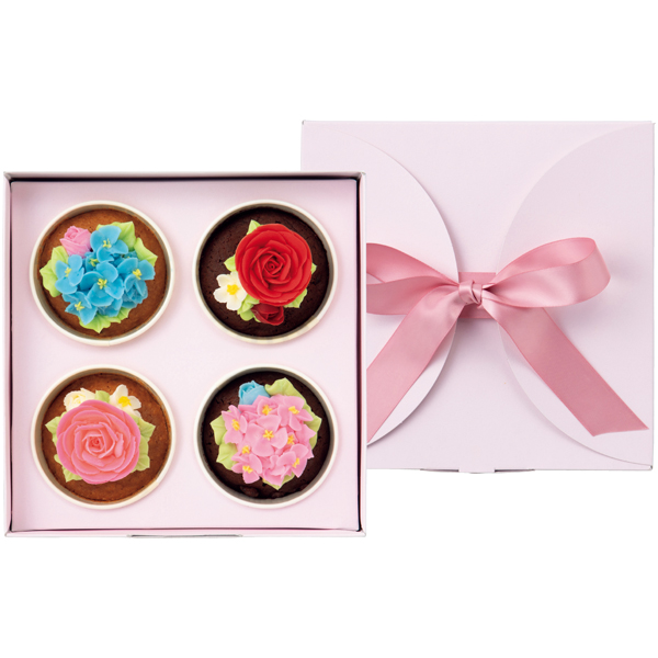 Flower Picnic Cafe 食べられるお花のカップケーキ 4個セット【母の日】 商品サムネイル