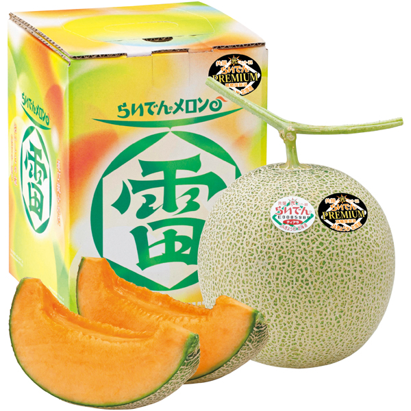 北海道共和町産（JAきょうわ） らいでんメロンプレミアム 秀品2L 商品サムネイル