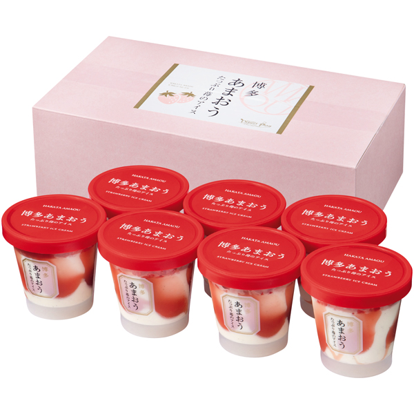 博多あまおう たっぷり苺のアイス 商品サムネイル