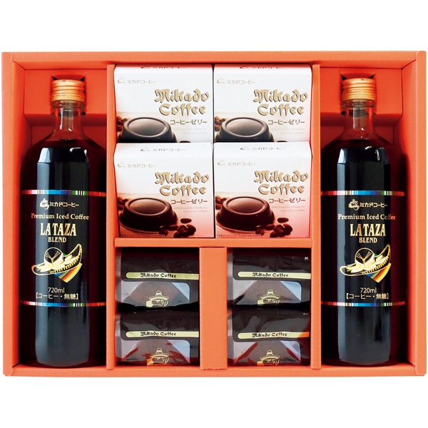 ミカド珈琲 プレミアムアイスコーヒー&デザートギフト 商品サムネイル