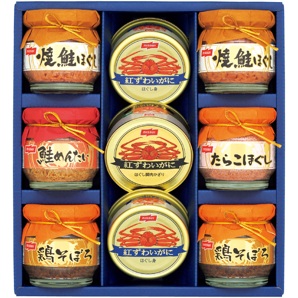 ニッスイ 紅ずわいがに缶詰・瓶詰詰合せ 商品サムネイル
