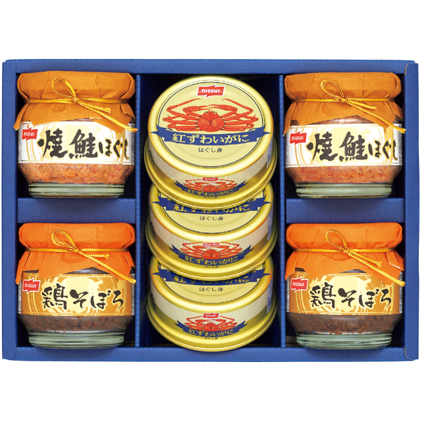 ニッスイ 紅ずわいがに缶詰・瓶詰詰合せ 商品サムネイル