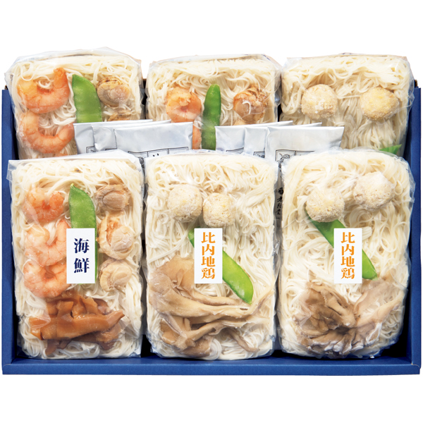 無限堂 レンジで簡単 2種の稲庭そうめん 商品サムネイル