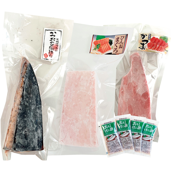焼津石原水産 MSC認証びん長まぐろ鰹尽くし 商品サムネイル