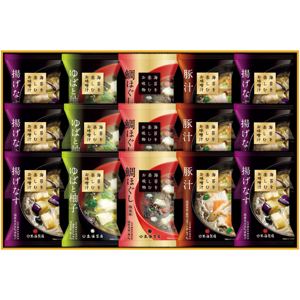 山本海苔店 海苔を楽しむお味噌汁・お吸物詰合せ 商品サムネイル