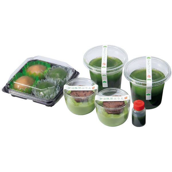 京都・東山茶寮 宇治抹茶水まんじゅうぜんざいと夏のスイーツセット 商品サムネイル