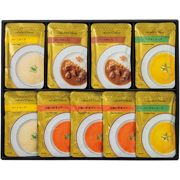 ホテルオークラ レトルトスープ＆カレー詰合せ 商品サムネイル