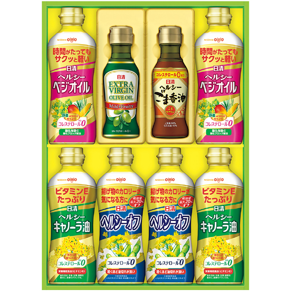 日清オイリオ オリーブオイル＆バラエティオイルギフト 商品サムネイル