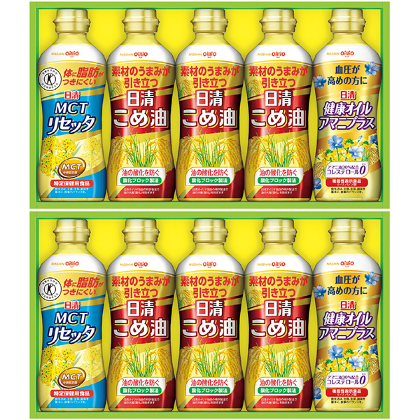 日清オイリオ こめ油＆ヘルシーオイルギフト（2段詰） 商品サムネイル