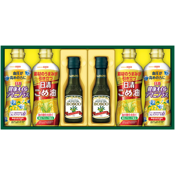 日清オイリオ ボスコオリーブオイル&バラエティオイルギフト 商品サムネイル