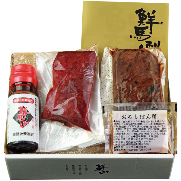 国産馬刺し赤身・たたきセット 商品サムネイル