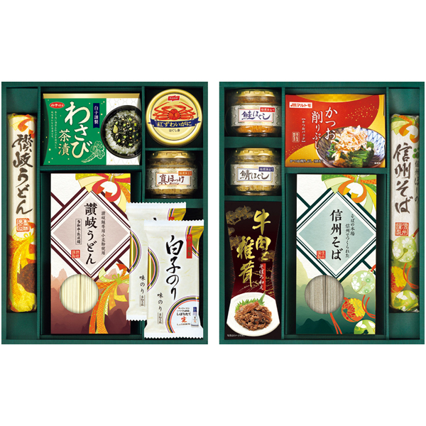 信州そば＆讃岐うどん＆シーフードバラエティギフト 商品サムネイル