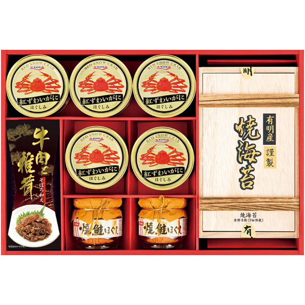 紅ずわいがに＆海苔＆そぼろ和えバラエティ 商品サムネイル