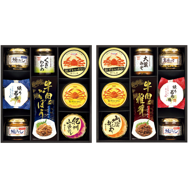 かに缶＆酒悦＆佃煮詰合せ 商品サムネイル