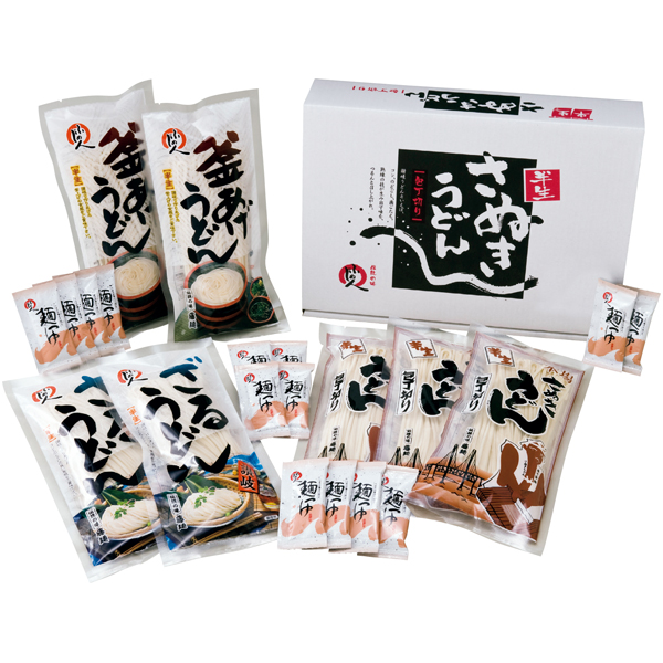 伝統の味 藤麺 包丁切りさぬき半生うどん詰合せ 商品サムネイル