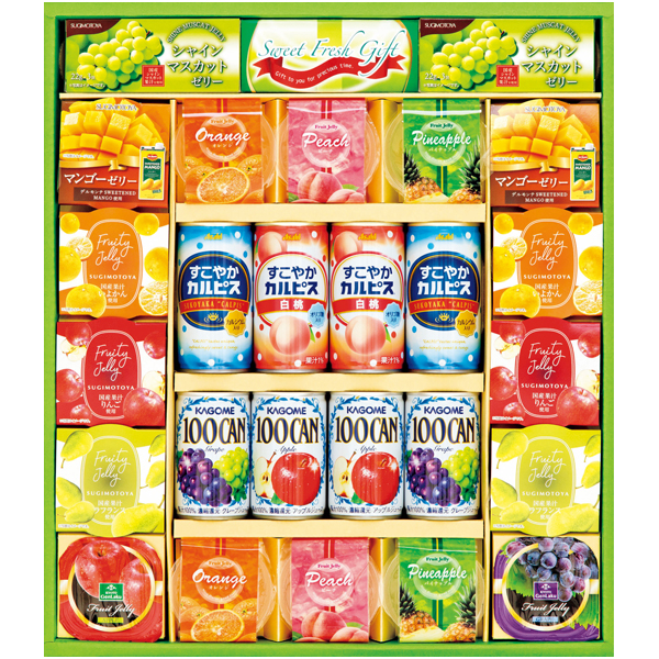 ゼリー＆果汁飲料バラエティギフト 商品サムネイル