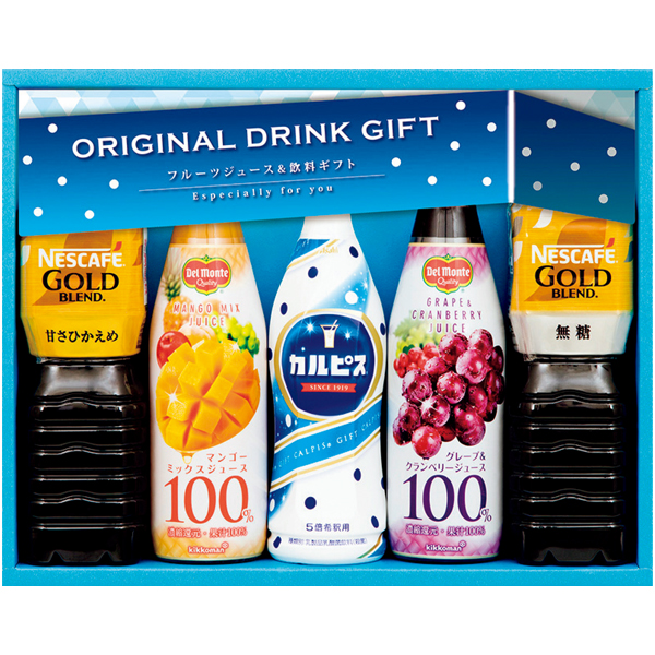 カルピス＆ネスカフェゴールドブレンドバラエティ飲料ギフト 商品サムネイル