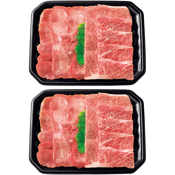国産黒毛和牛ばら焼肉用・牛たんセット 商品サムネイル