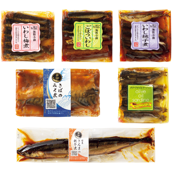 青柳食品 骨まで食べれる煮魚詰合せ 商品サムネイル