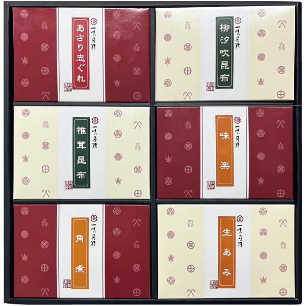 総本家貝新 貝新・志ぐれ煮6品詰合せ 商品サムネイル