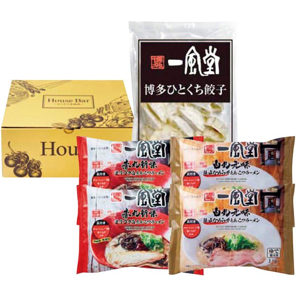 博多「一風堂」 とんこつラーメンと博多ひとくち餃子 商品サムネイル