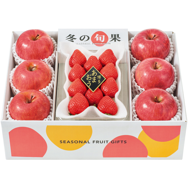 冬の旬果 あまおう苺＆サンふじりんご 商品サムネイル