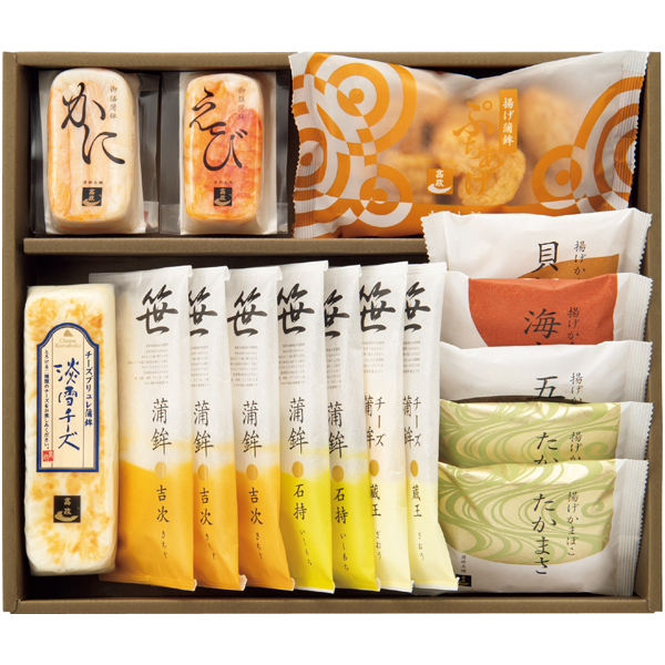 蒲鉾本舗 高政 笹かまぼこ詰合せ 商品サムネイル