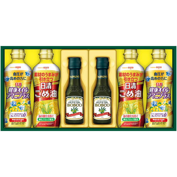 日清オイリオ ボスコオリーブオイル&バラエティオイルギフト 商品サムネイル