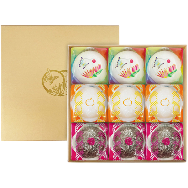 京祇をん ににぎ フルーツ大福 詰合せ 9個入 商品サムネイル
