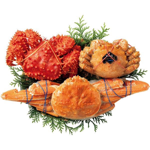 キョクイチフーズ 北海道産 3種のかに食べくらべ 商品サムネイル