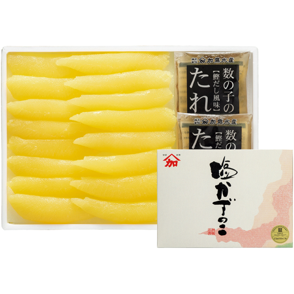 加藤水産 ヤマカ塩数の子 うす皮むき（たれ付き） 商品サムネイル