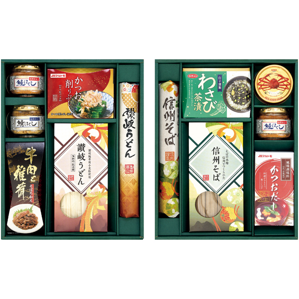 信州そば＆かに缶＆シーフードバラエティギフト 商品サムネイル