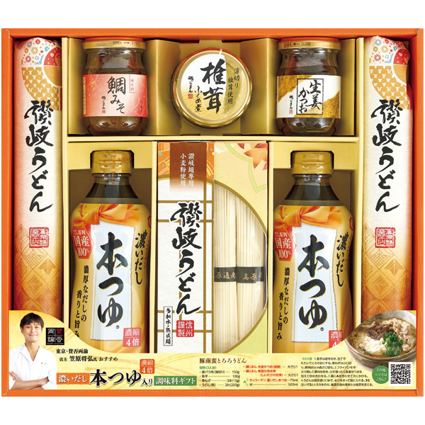 キッコーマン濃いだし本つゆ＆讃岐うどんバラエティギフト 商品サムネイル