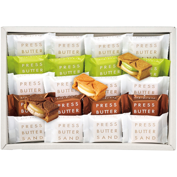 プレスバターサンド バターサンド3種詰合せ〈栗・宇治抹茶〉M 商品サムネイル
