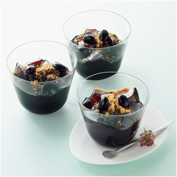 京都 萬屋琳窕 黒豆入り黒蜜わらび餅【父の日】 商品画像(1)