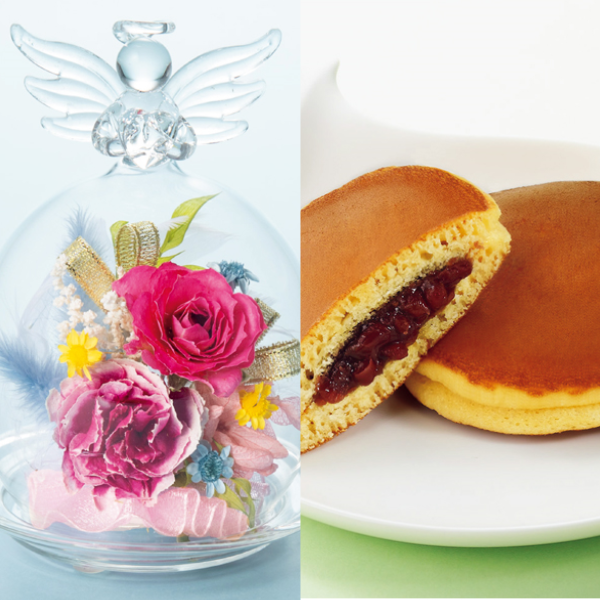 Luna ジュエルフルール「アンジュ」＋文明堂 月三笠2個入【母の日】 商品サムネイル