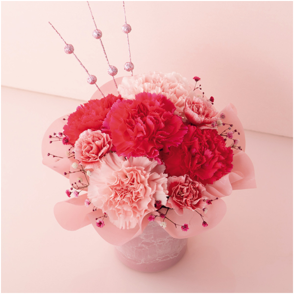 竹中庭園緑化 フラワーアレンジ「ピンクメヌエット」【母の日】 商品サムネイル