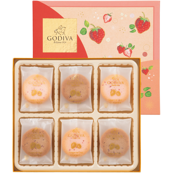 ゴディバ あまおう苺ラングドシャクッキー アソートメント 18枚入【母の日】 商品サムネイル